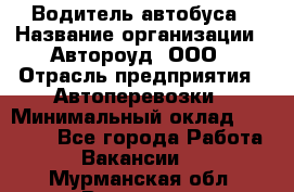 Водитель автобуса › Название организации ­ Автороуд, ООО › Отрасль предприятия ­ Автоперевозки › Минимальный оклад ­ 50 000 - Все города Работа » Вакансии   . Мурманская обл.,Видяево нп